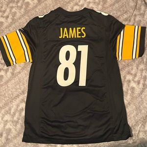 NFL Mens L Pittsburgh Steelers Jesse James jersey. Steelers home style jersey
